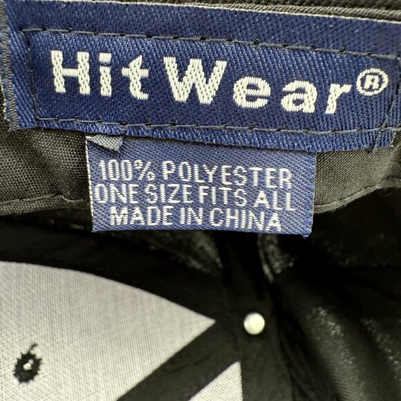 Vintage ANHEUSER BUSCH Big A with Eagle Patch Black Poly Strapback Hat Beer Cap - Picture 9 of 11